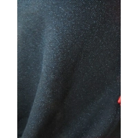 Sweter oversize z błyszczącą nitką szmaragdowy