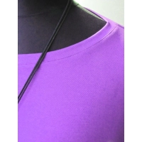 Fioletowa bluzka dzianinowa z długim rękawem