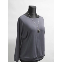 Lekko dopasowana bluzka z rękawem kimono