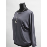 Lekko dopasowana bluzka z rękawem kimono