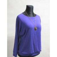 Lekko dopasowana bluzka z rękawem kimono