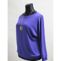 Lekko dopasowana bluzka z rękawem kimono