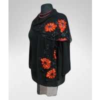 Bluzka nietoperz z fantazyjnym rękawem