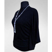 Bluzka Soraya z fantazyjnym rękawem - maxi rozmiary