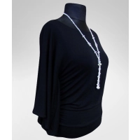 Bluzka Soraya z fantazyjnym rękawem - maxi rozmiary