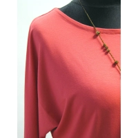 Sukienka Camilla zbluzowana z rękawem 3/4 Kimono