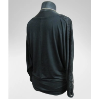 Tunika Elena z lampasem z koronki na rękawach XXL