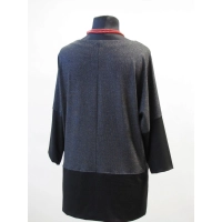 Tunika sukienka KIMONO z dekoltem błyszcząca brokatem