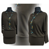 Sukienka Kimono XXL z długim rękawem