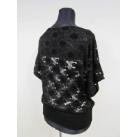 Ażurowa narzutka XXL kimono ze ściągaczem