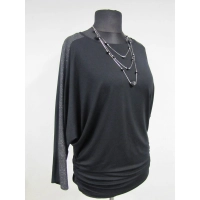 Tunika Anita z błyszczącymi lampasami na rękawach