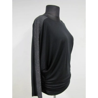 Tunika Anita z błyszczącymi lampasami na rękawach