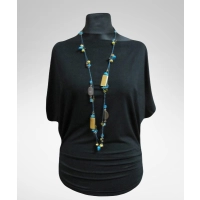 Tunika kimono z marszczeniami na biodrach