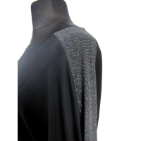 Tunika Anita z błyszczącymi lampasami na rękawach