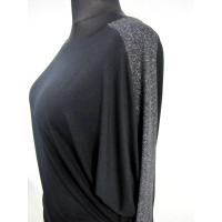 Tunika Anita z błyszczącymi lampasami na rękawach