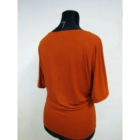 Bluzka Marika - kimono z dekoltem i marszczeniem