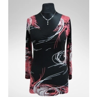 Tunika Miranda w mazaje - dekolt szpic