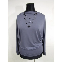 Bluzka Nikita - maxi kimono z przymarszczonym dekoltem