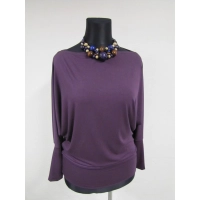 Bluzka Adelle - kimono z kwiatową koronką z tyłu