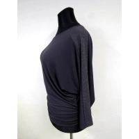 Tunika Anita z błyszczącymi lampasami na rękawach