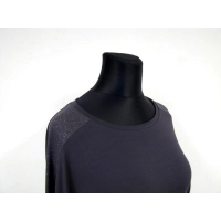 Tunika Anita z błyszczącymi lampasami na rękawach