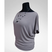 Tunika Nelly - kimono z marszczeniami na biodrach