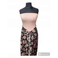 Krótki top damski plażowy Bluzka bez ramiączek - brzoskwinia