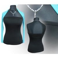 Bolerko narzutka z długim rękawem