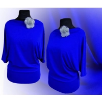 Bluzka Nicole kimono 3/4 - drapowany dekolt