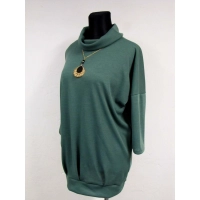 Tunika Agatha dresowa - sweter w stylu oversize