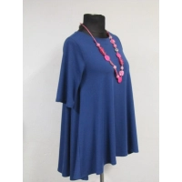 Tunika sukienka mini - mocno rozkloszowana