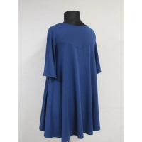 Tunika sukienka mini - mocno rozkloszowana