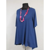 Tunika sukienka mini - mocno rozkloszowana