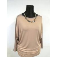 Tunika Anita z błyszczącymi lampasami na rękawach