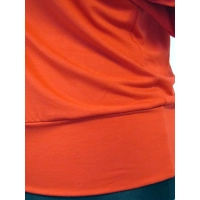 Bluzka Marika - maxi kimono z dekoltem i marszczeniem