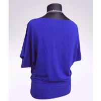 Bluzka Shade z krótkim rękawem - kimono kolor kobaltowy