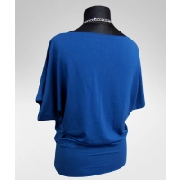 Bluzka Shade z krótkim rękawem typu kimono - niebieski indygo