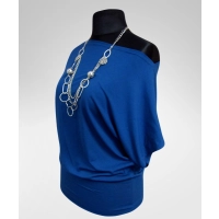 Bluzka Shade z krótkim rękawem typu kimono - niebieski indygo