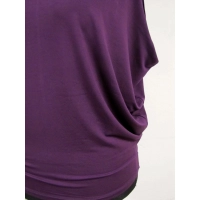 Bluzka wieczorowa z odkrytymi ramionami - styl oversize