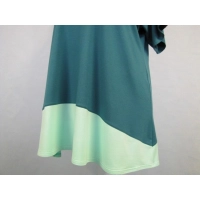 Tunika Cleo XXL rozkloszowana zielono/ miętowa