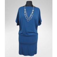 Sukienka Dajana - maxi tunika kimono krótki rękaw