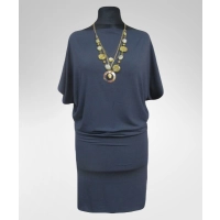 Sukienka Dajana - maxi tunika kimono krótki rękaw