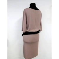 Sukienka Gaja wieczorowa z dekoltem - błyszcząca brokatem