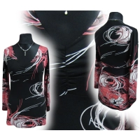 Tunika Miranda w mazaje - dekolt szpic