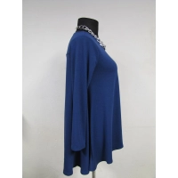 Tunika Natalie - mocno rozkloszowana z dłuższym tyłem