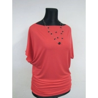 Tunika kimono z marszczonym dołem