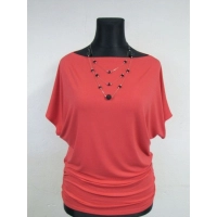 Tunika kimono z marszczonym dołem