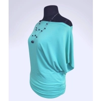 Tunika Nelly - kimono z marszczeniami na biodrach