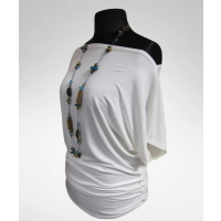 Tunika Nelly - kimono z marszczeniami na biodrach