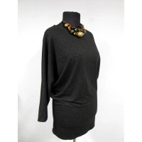 Tunika dla puszystej - kimono ze złotą nitką